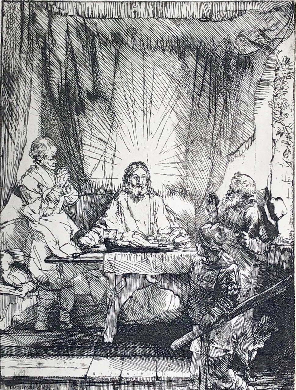 Rembrandt Emmaus Supper